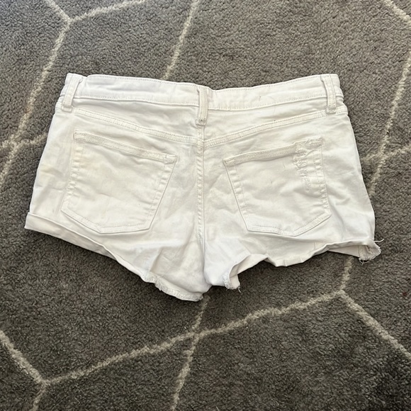 White jean shorts - Picture 2 of 2